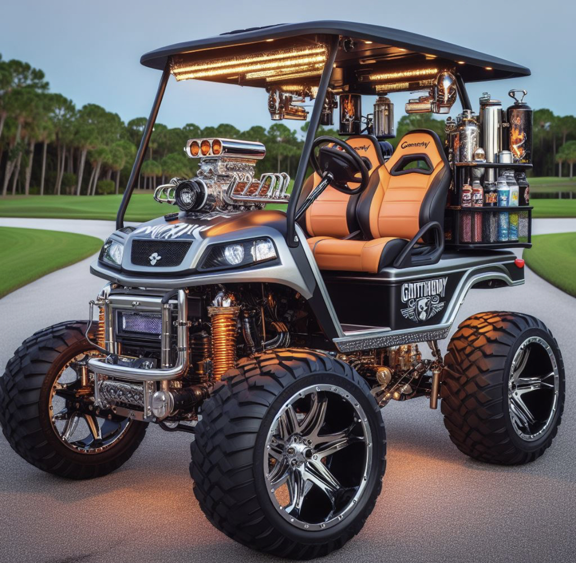 Custom Gas Powered Golf Carts